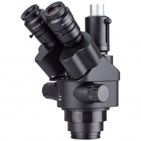 Amscope Microscope Stereo 7X-45X - AmScope 7X-45X nero simul-focale trinoculare Zoom