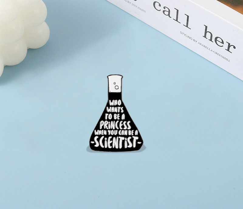 Science Buddies - Becher Esperimento di chimica Spille per