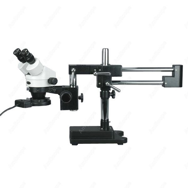 Amscope Microscope Stereo 7X-45X - Microscopio stereo con zoom binoculare AmScope